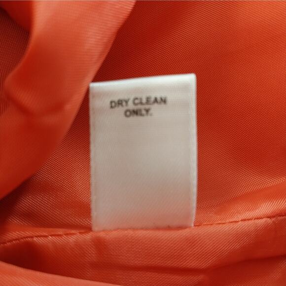 NWOT! CATO! PERSIMMON ORANGE/PINK TEXTURED WEAVE SKIRT, JACKET SUIT! SZ 16W - Picture 10 of 11